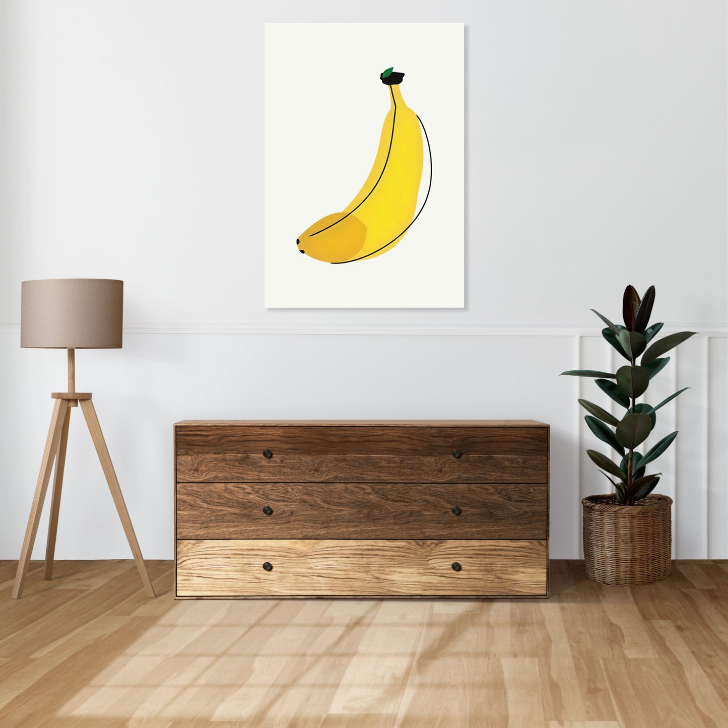 Obraz   Nowoczesny Owoce I Banan I Pop Art Vintage do Salonu