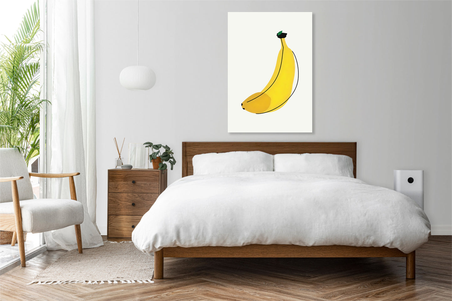Obraz   Nowoczesny Owoce I Banan I Pop Art Vintage do Salonu