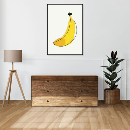 Plakat   Nowoczesny Owoce I Banan I Pop Art Vintage do Salonu
