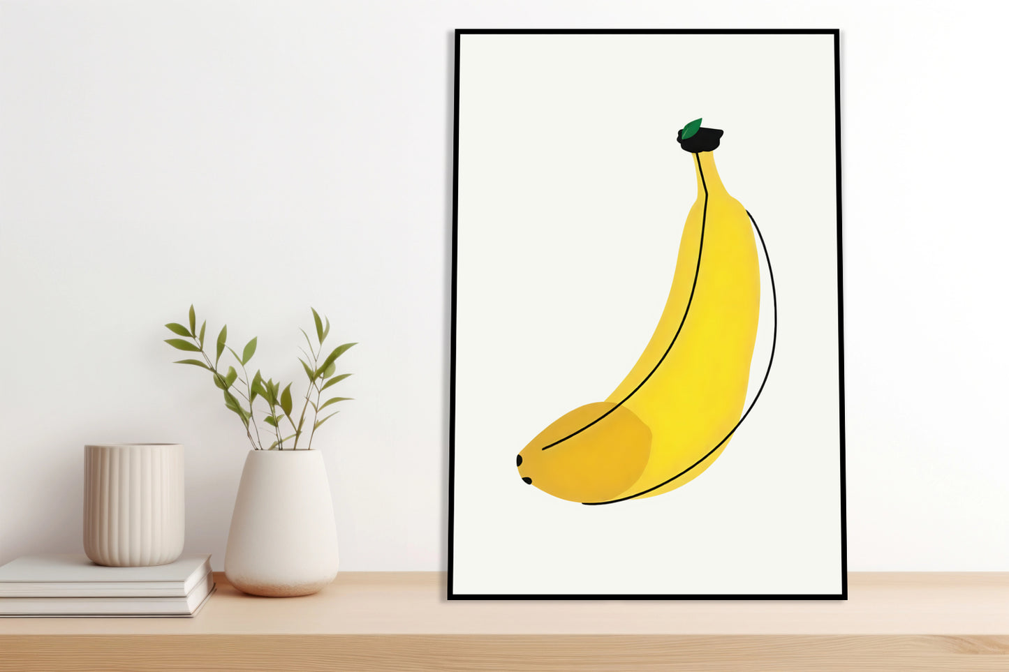 Plakat   Nowoczesny Owoce I Banan I Pop Art Vintage do Salonu