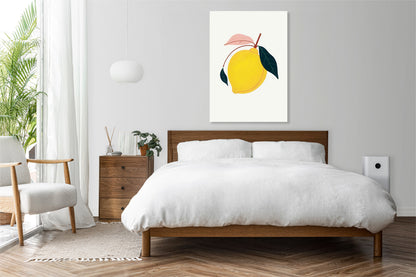 Obraz  Nowoczesny Owoce I Cytryna I Pop Art Vintage do Salonu