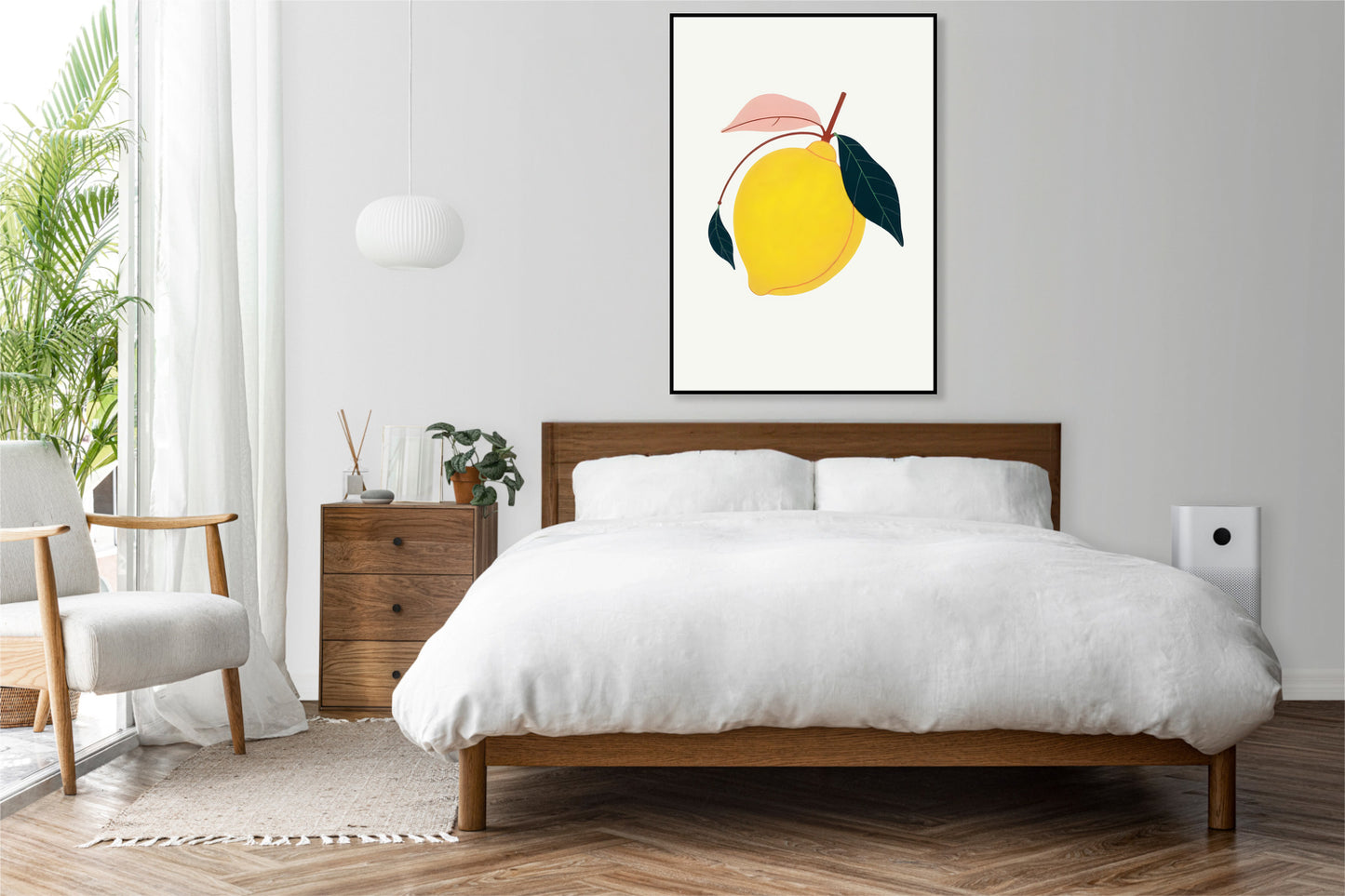 Plakat  Nowoczesny Owoce I Cytryna I Pop Art Vintage do Salonu