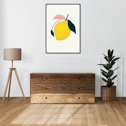 Plakat  Nowoczesny Owoce I Cytryna I Pop Art Vintage do Salonu
