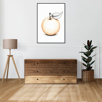Plakat  Cytrus Minimalistyczny , Wnętrza Styl Skandynawski, Boho