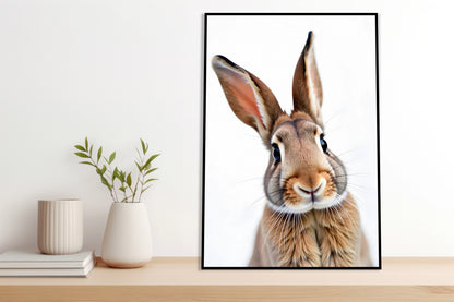Plakat  Vintage Artystyczny | Królik 1 | Portret Zwierząt  Pop Art