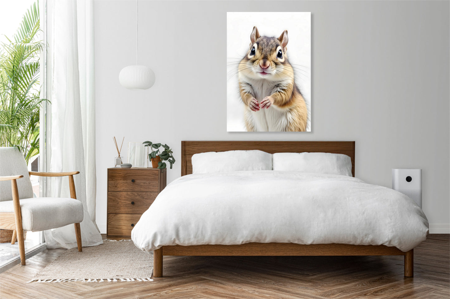 Obraz  Vintage Artystyczny | Wiewiór | Portret Zwierząt Pop Art