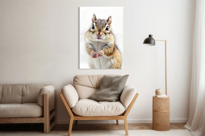 Obraz  Vintage Artystyczny | Wiewiór | Portret Zwierząt Pop Art