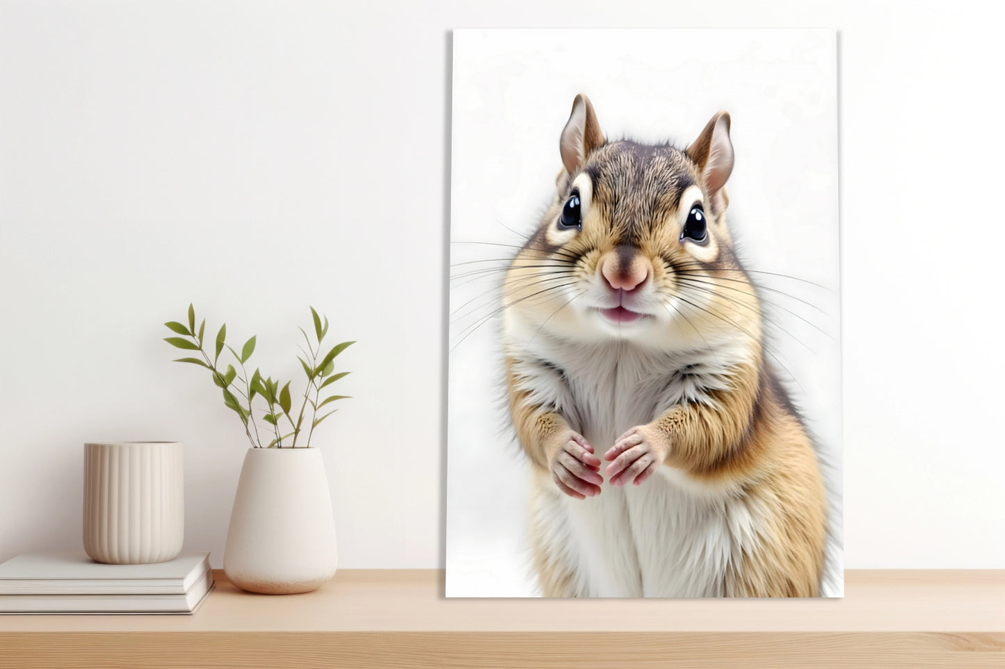 Obraz  Vintage Artystyczny | Wiewiór | Portret Zwierząt Pop Art
