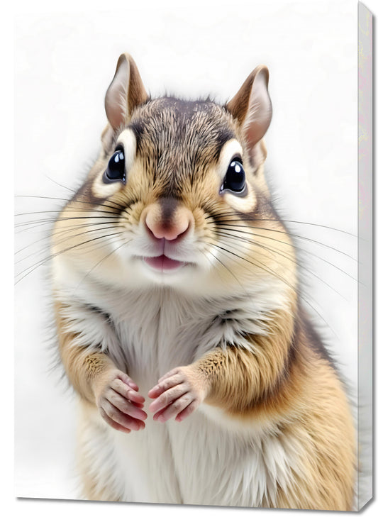 Obraz  Vintage Artystyczny | Wiewiór | Portret Zwierząt Pop Art