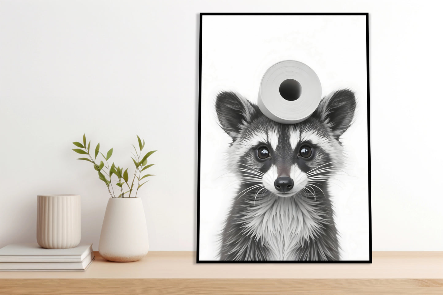 Plakat  Vintage Artystyczny | Szop | Portret Zwierząt Pop Art