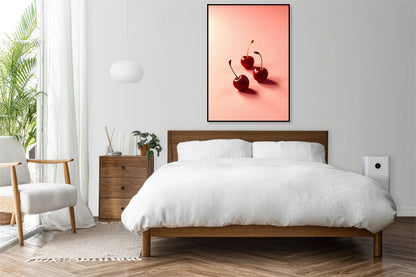 Plakat  Nowoczesny Owoce I Czereśnie I Pop Art Vintage do Salonu