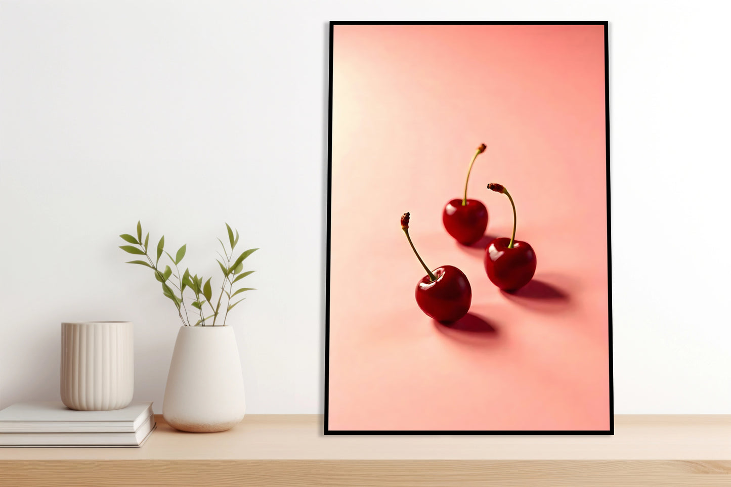 Plakat  Nowoczesny Owoce I Czereśnie I Pop Art Vintage do Salonu