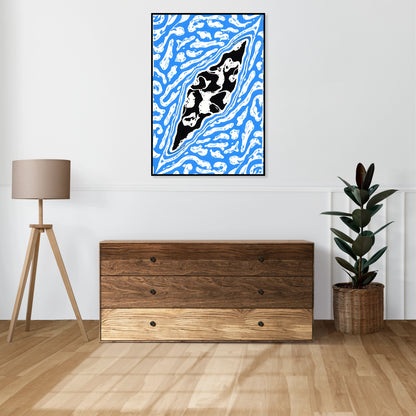 Plakat  Pustka Minimalistyczny , Wnętrza Styl Skandynawski, Boho