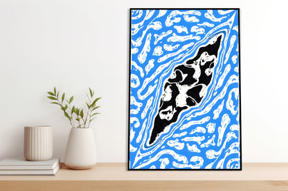 Plakat  Pustka Minimalistyczny , Wnętrza Styl Skandynawski, Boho