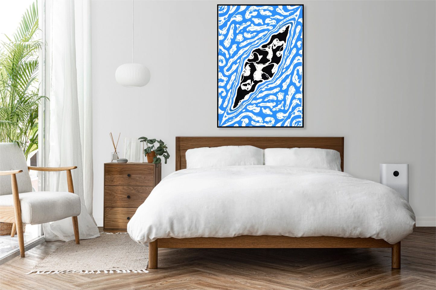 Plakat  Pustka Minimalistyczny , Wnętrza Styl Skandynawski, Boho