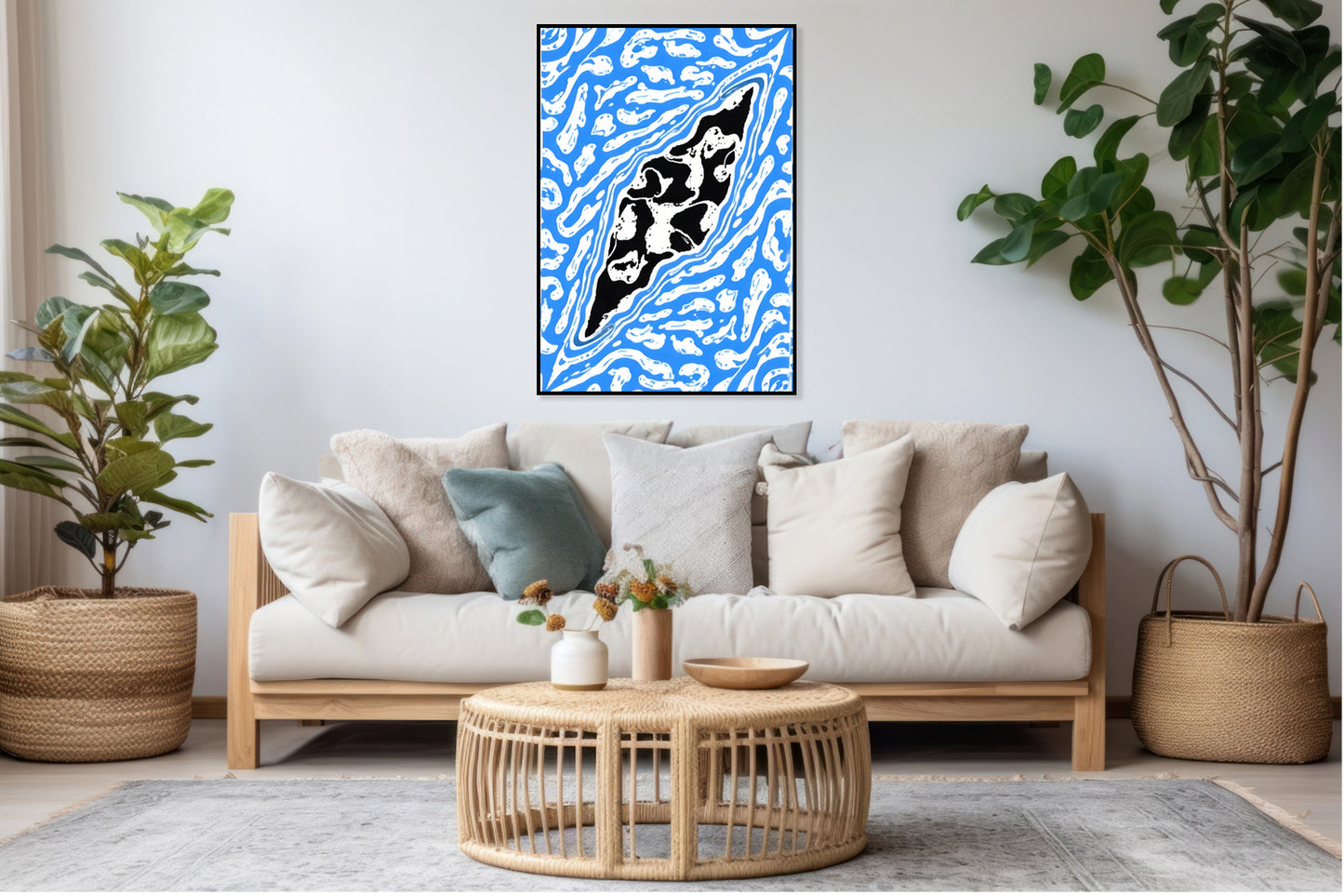 Plakat  Pustka Minimalistyczny , Wnętrza Styl Skandynawski, Boho