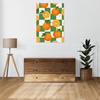 Obraz   Nowoczesny Owoce I Pomarańcze 3 I Pop Art Vintage do Salonu
