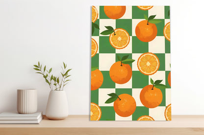 Obraz   Nowoczesny Owoce I Pomarańcze 3 I Pop Art Vintage do Salonu