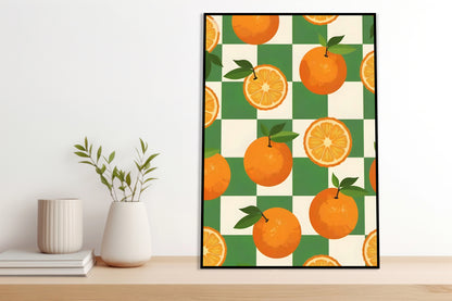 Plakat   Nowoczesny Owoce I Pomarańcze 3 I Pop Art Vintage do Salonu