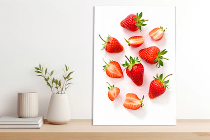 Obraz   Nowoczesny Owoce I Truskawki I Pop Art Vintage do Salonu