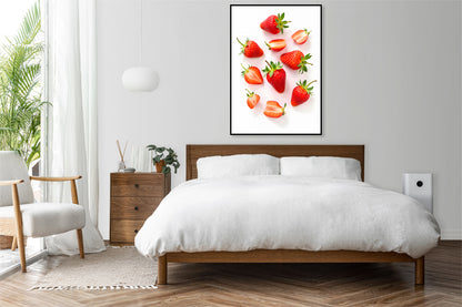 Plakat   Nowoczesny Owoce I Truskawki I Pop Art Vintage do Salonu