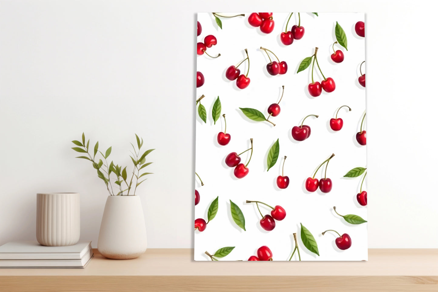 Obraz   Nowoczesny Owoce I Wiśnie I Pop Art Vintage do Salonu