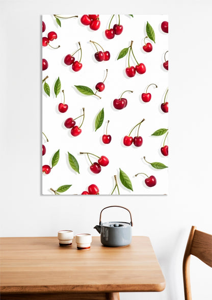 Obraz   Nowoczesny Owoce I Wiśnie I Pop Art Vintage do Salonu