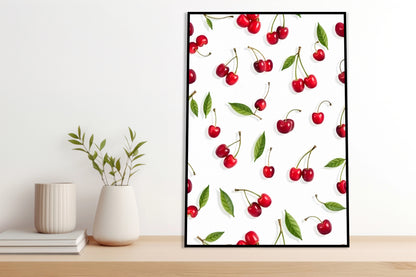 Plakat   Nowoczesny Owoce I Wiśnie I Pop Art Vintage do Salonu