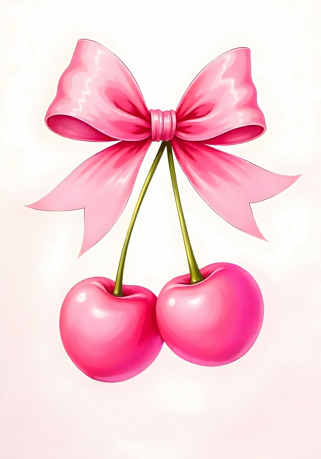 Plakat  Nowoczesny Owoce I Cherry I Pop Art Vintage do Salonu