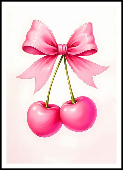 Plakat  Nowoczesny Owoce I Cherry I Pop Art Vintage do Salonu