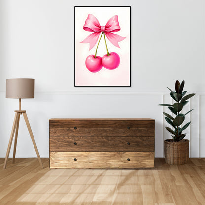 Plakat  Nowoczesny Owoce I Cherry I Pop Art Vintage do Salonu