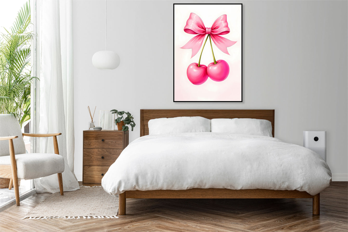 Plakat  Nowoczesny Owoce I Cherry I Pop Art Vintage do Salonu