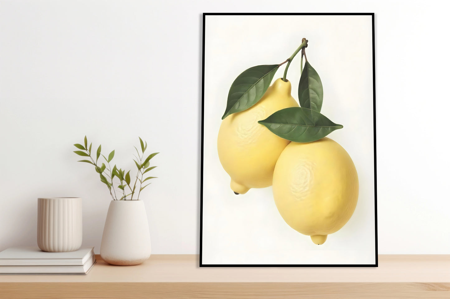 Plakat  Nowoczesny Owoce I Dwie CytrynyI Pop Art Vintage