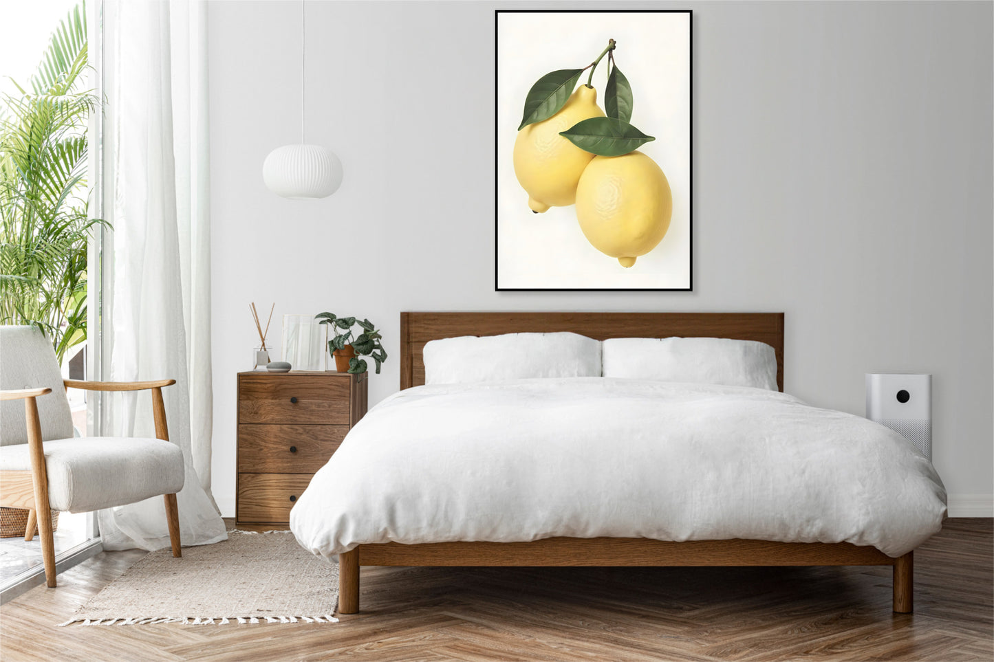 Plakat  Nowoczesny Owoce I Dwie CytrynyI Pop Art Vintage
