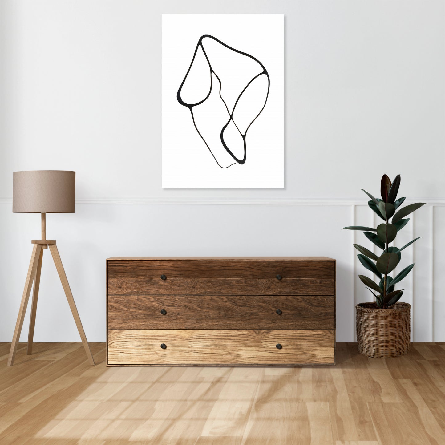 Obraz  Kreśla 1 Minimalistyczny , Wnętrza Styl Skandynawski, Boho