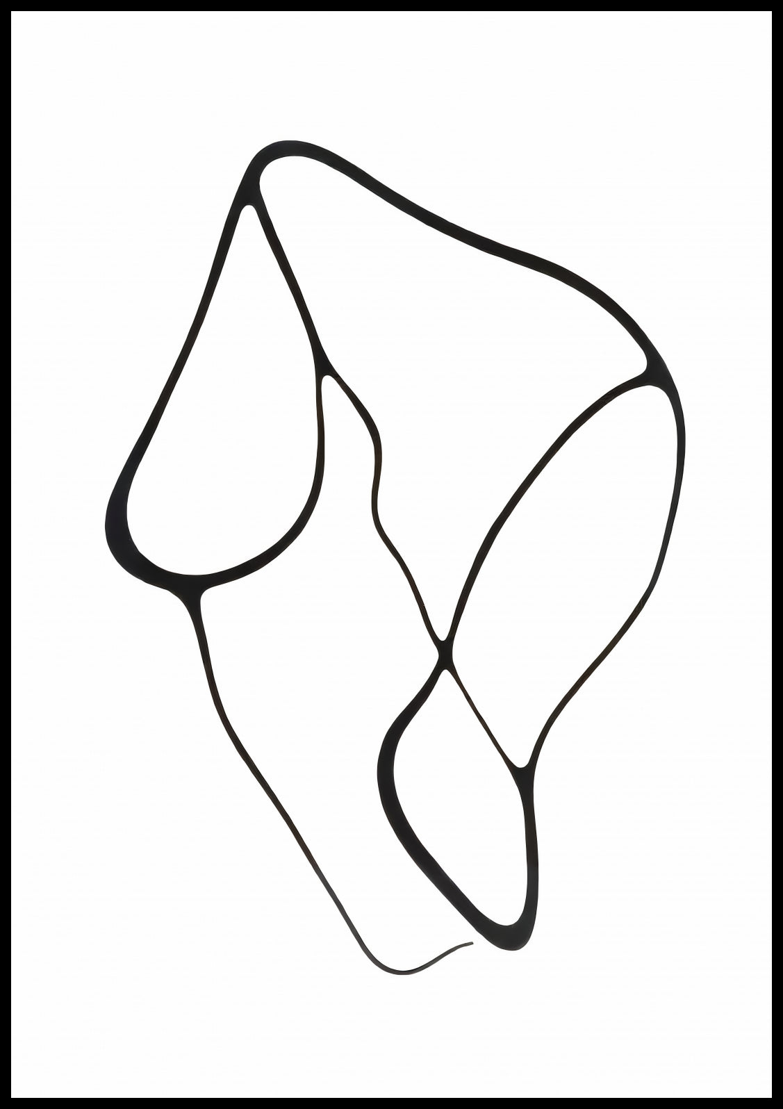 Plakat  Kreśla 1 Minimalistyczny , Wnętrza Styl Skandynawski, Boho