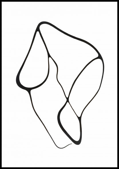 Plakat  Kreśla 1 Minimalistyczny , Wnętrza Styl Skandynawski, Boho