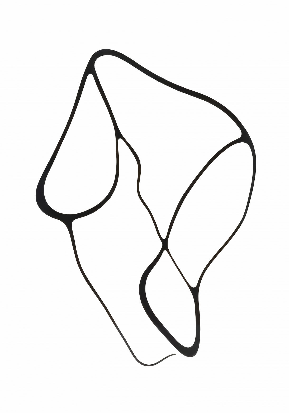 Plakat  Kreśla 1 Minimalistyczny , Wnętrza Styl Skandynawski, Boho