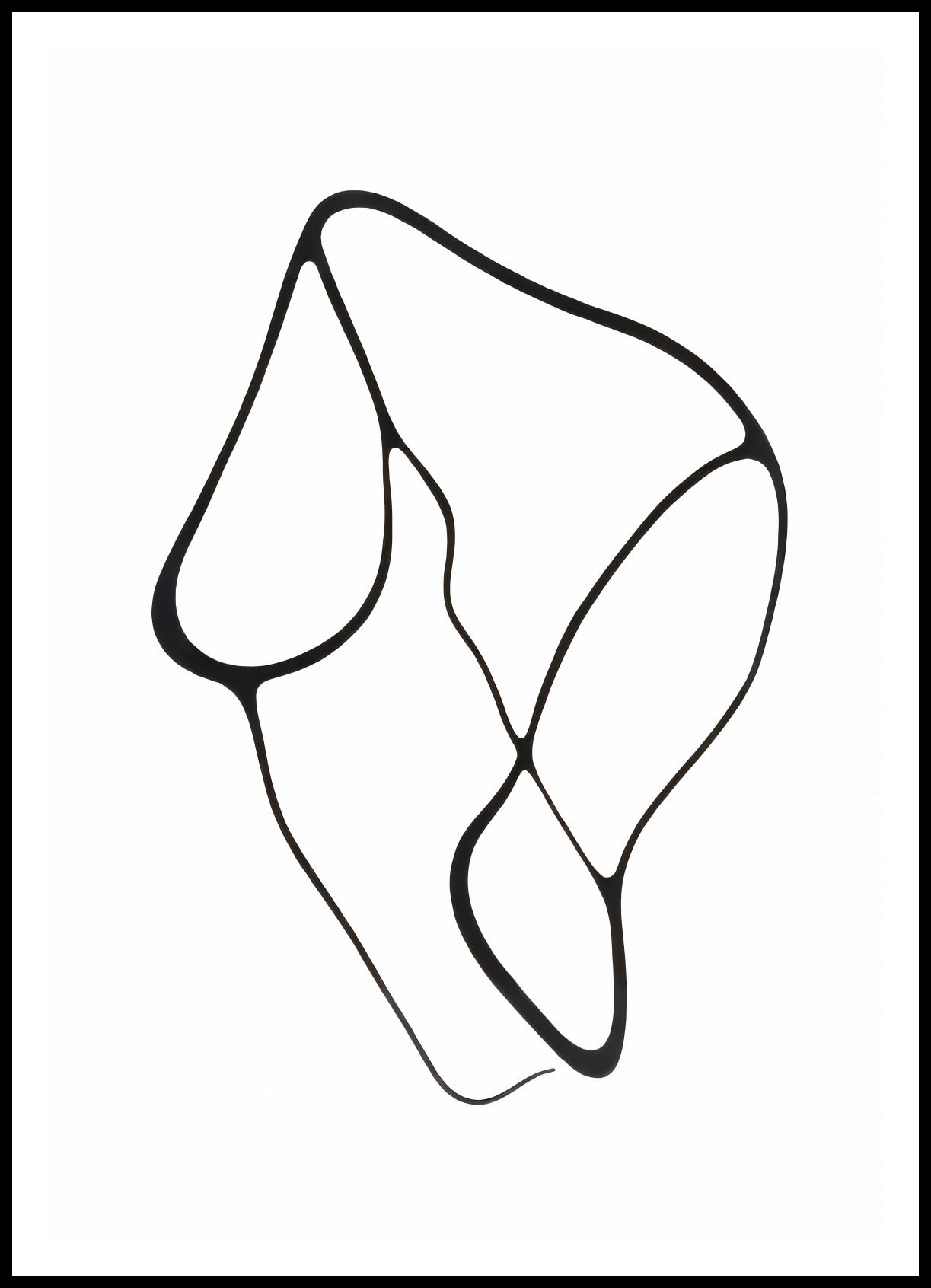 Plakat  Kreśla 1 Minimalistyczny , Wnętrza Styl Skandynawski, Boho