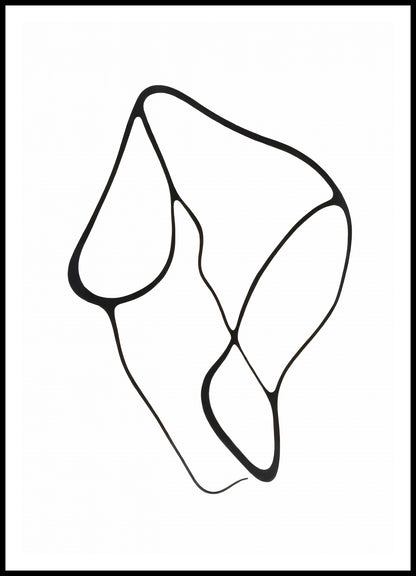 Plakat  Kreśla 1 Minimalistyczny , Wnętrza Styl Skandynawski, Boho