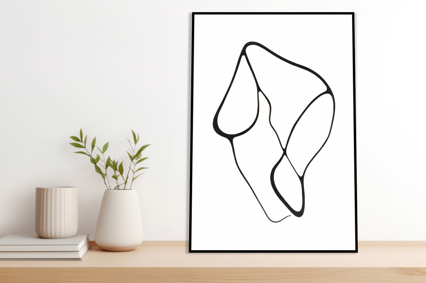 Plakat  Kreśla 1 Minimalistyczny , Wnętrza Styl Skandynawski, Boho