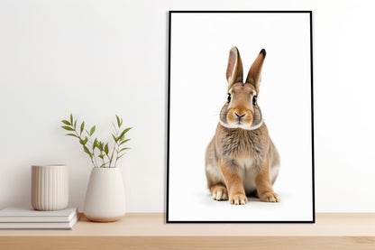 Plakat  Vintage Artystyczny | Królik 2 | Portret Zwierząt Pop Art