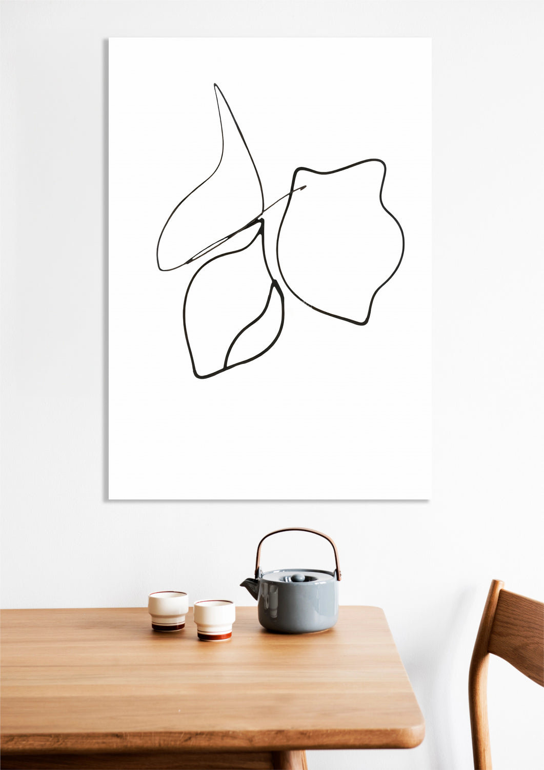 Obraz  Kreśla 2 Minimalistyczny , Wnętrza Styl Skandynawski, Boho