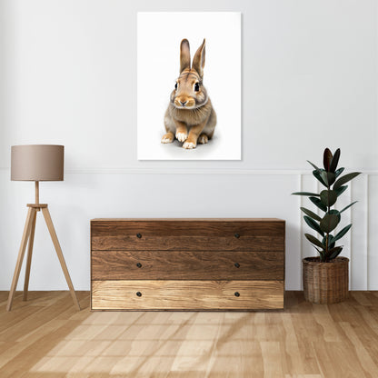 Obraz  Vintage Artystyczny | Królik 3 | Portret Zwierząt Pop Art