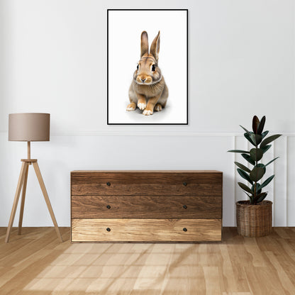 Plakat  Vintage Artystyczny | Królik 3 | Portret Zwierząt Pop Art