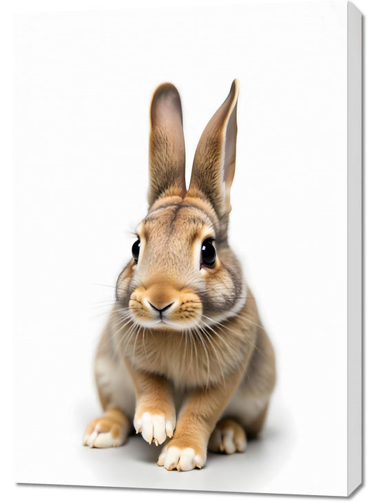Obraz  Vintage Artystyczny | Królik 3 | Portret Zwierząt Pop Art