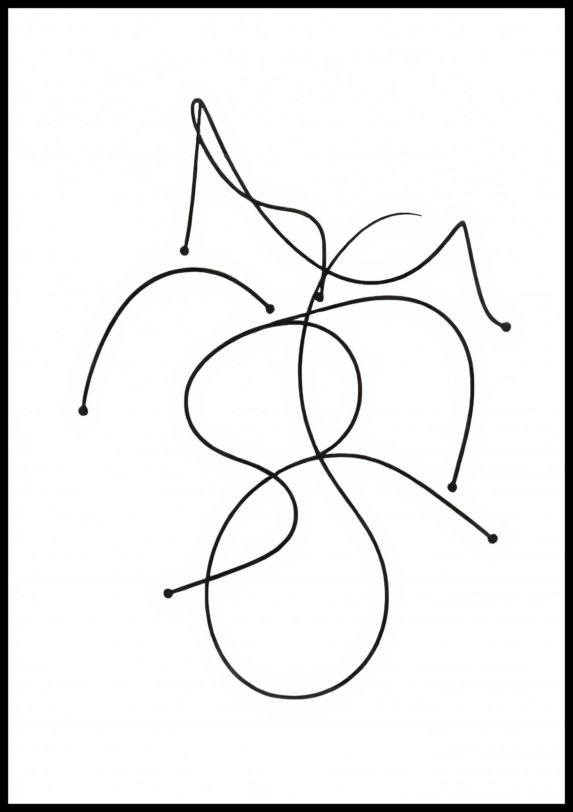 Plakat   Kreśla 3 Minimalistyczny , Wnętrza Styl Skandynawski, Boho