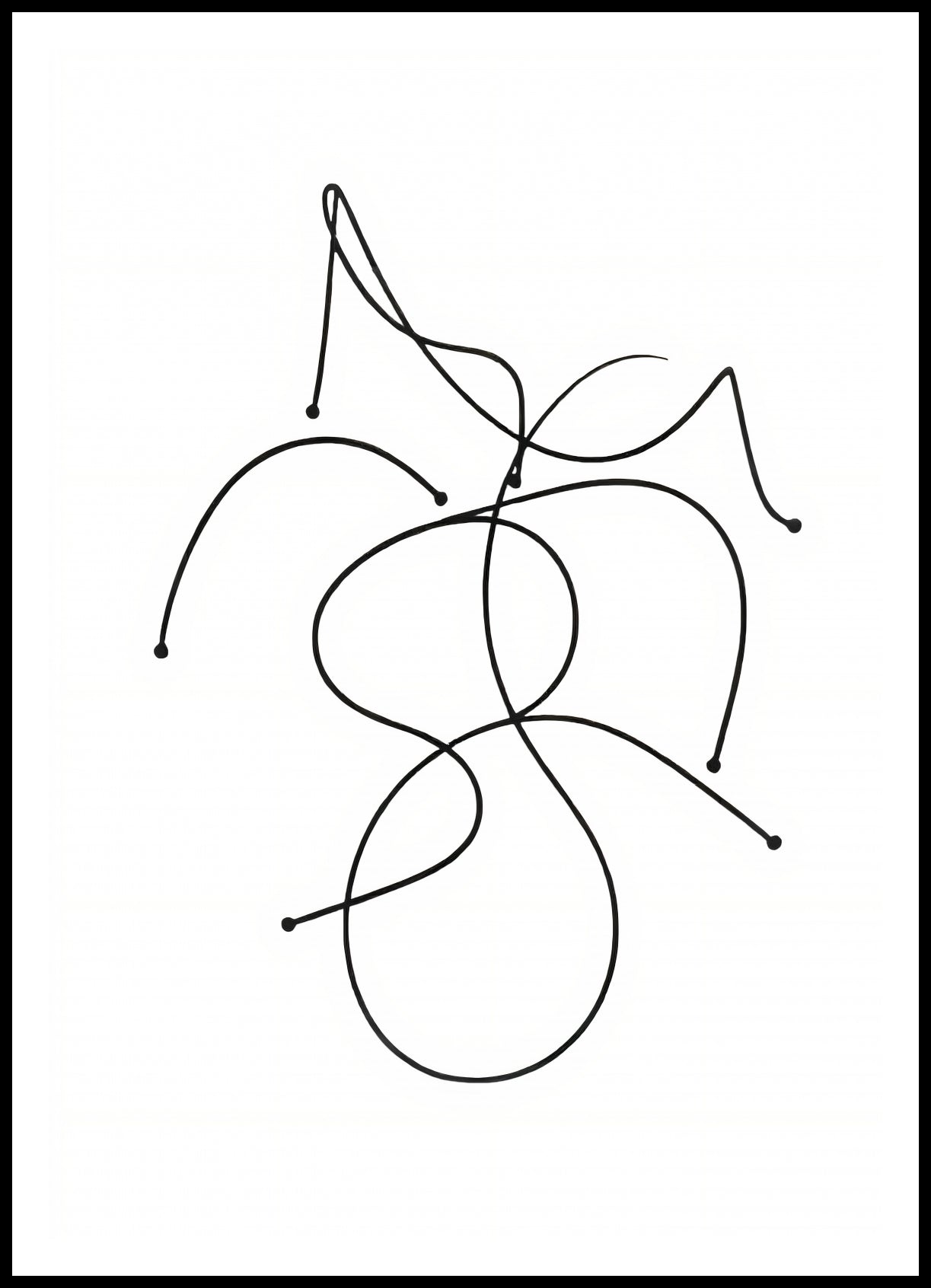 Plakat   Kreśla 3 Minimalistyczny , Wnętrza Styl Skandynawski, Boho