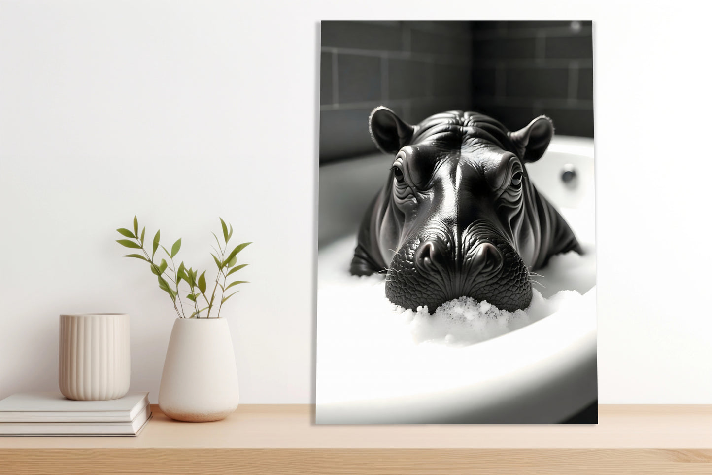 Obraz  Vintage Artystyczny | Hipuś | Portret Zwierząt Pop Art