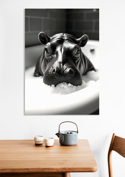 Obraz  Vintage Artystyczny | Hipuś | Portret Zwierząt Pop Art